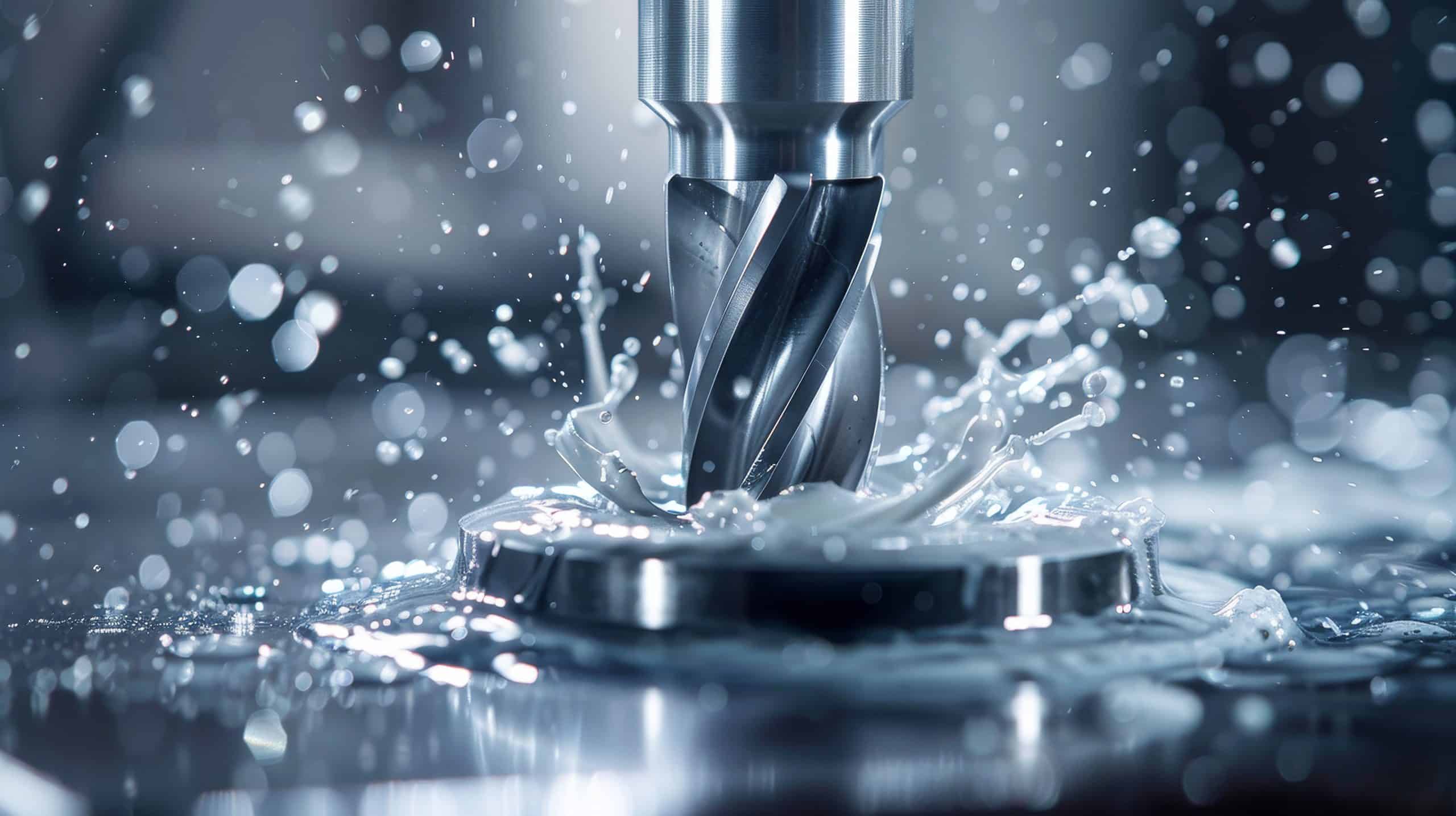 igh-precision milling with a tungsten carbide end mill cutter, 